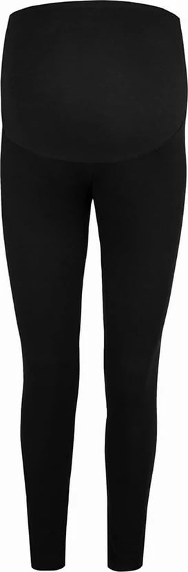 Leggins shtatzënie me bel të lartë, milk & love, të gjata, pambuk 92% + elastan 8%, madhësi S, gri melange