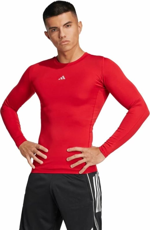 Maicë me mëngë të gjata për meshkuj adidas, e kuqe