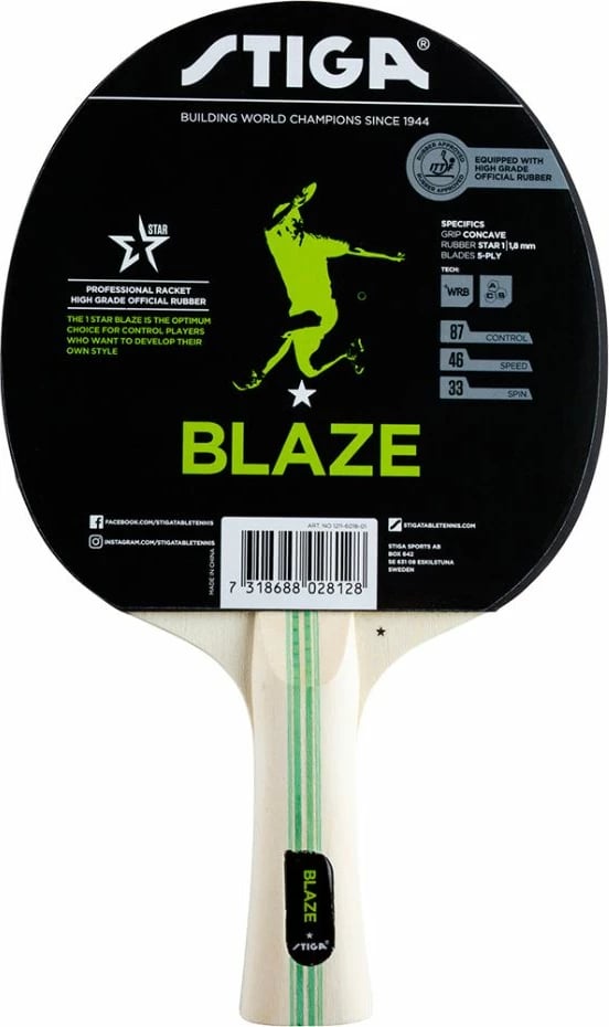 Reket ping pong STIGA, unisex