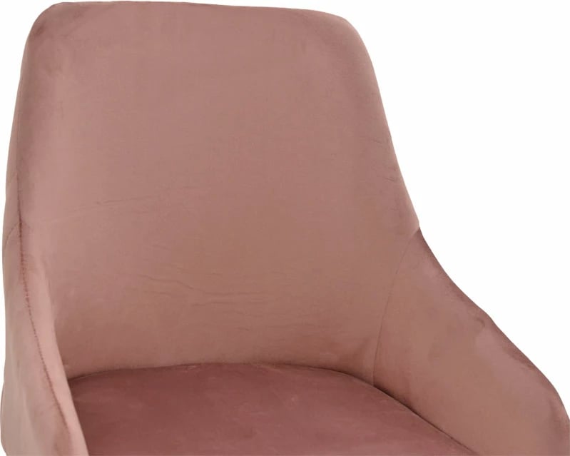 Karrige për bar Lithe metal ngjyrë ari e zezë-kadife mollë e kalbur 47x44x98cm