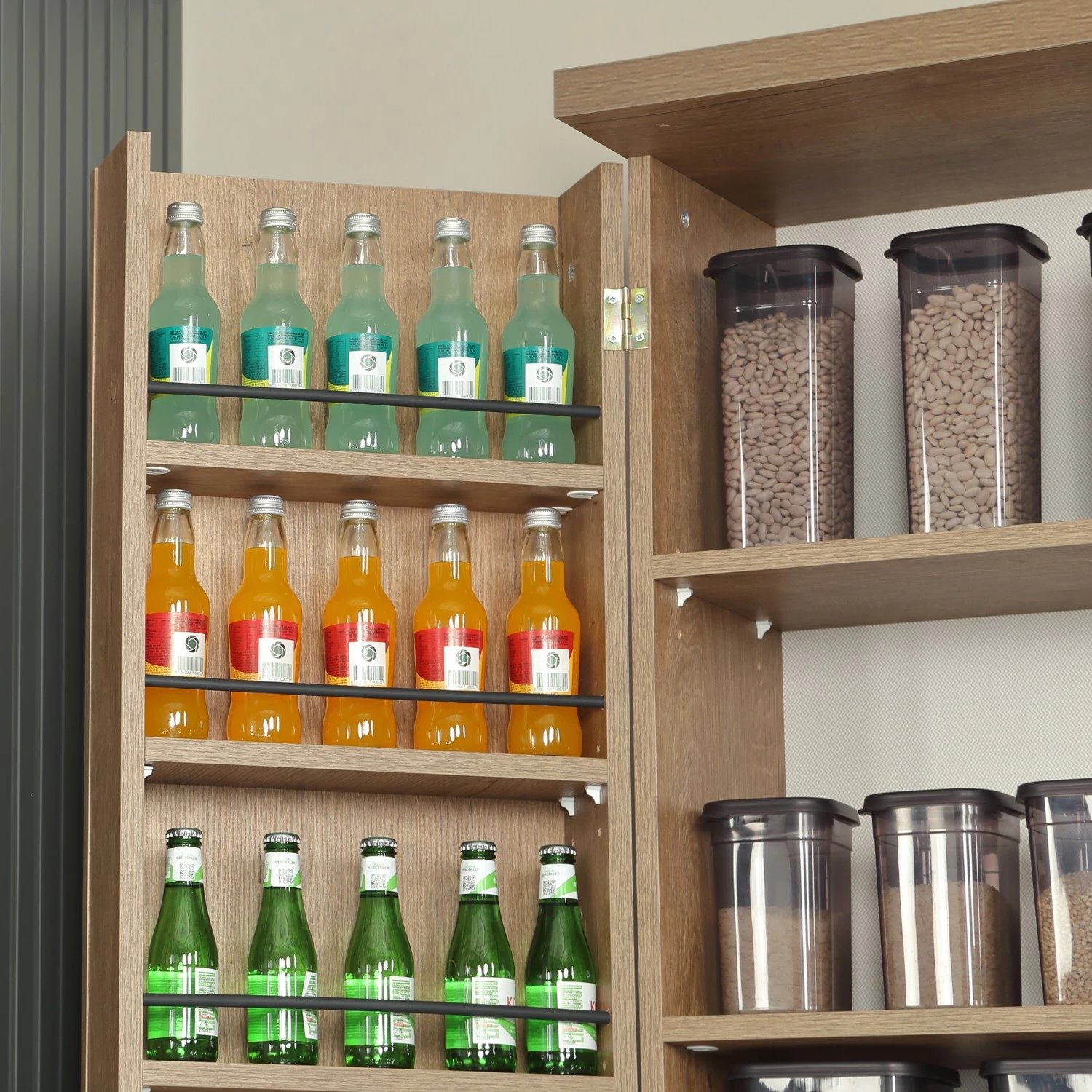 Dollap multifunksional, ngjyrë lisi i errët, Hanah Home Guzzo