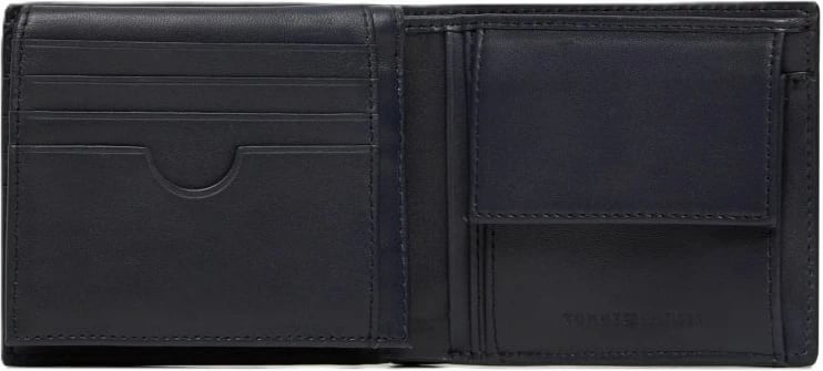 Portofol lëkure për meshkuj Tommy Hilfiger, i zi