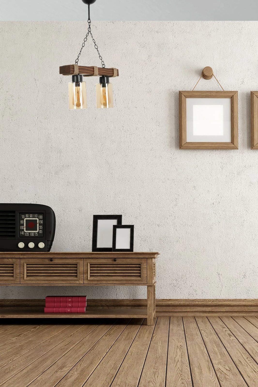 Llambë tavani prej druri Opviq, 8354-2, ngjyrë e verdhë