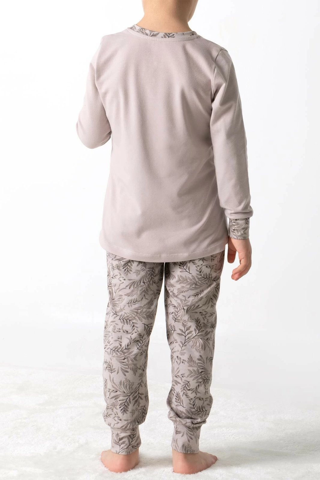Pizhama për fëmijë Jumeon, 002-000676, ngjyrë mink