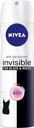 Deodorant spray NIVEA Invisible For Black And White Clear 200ml