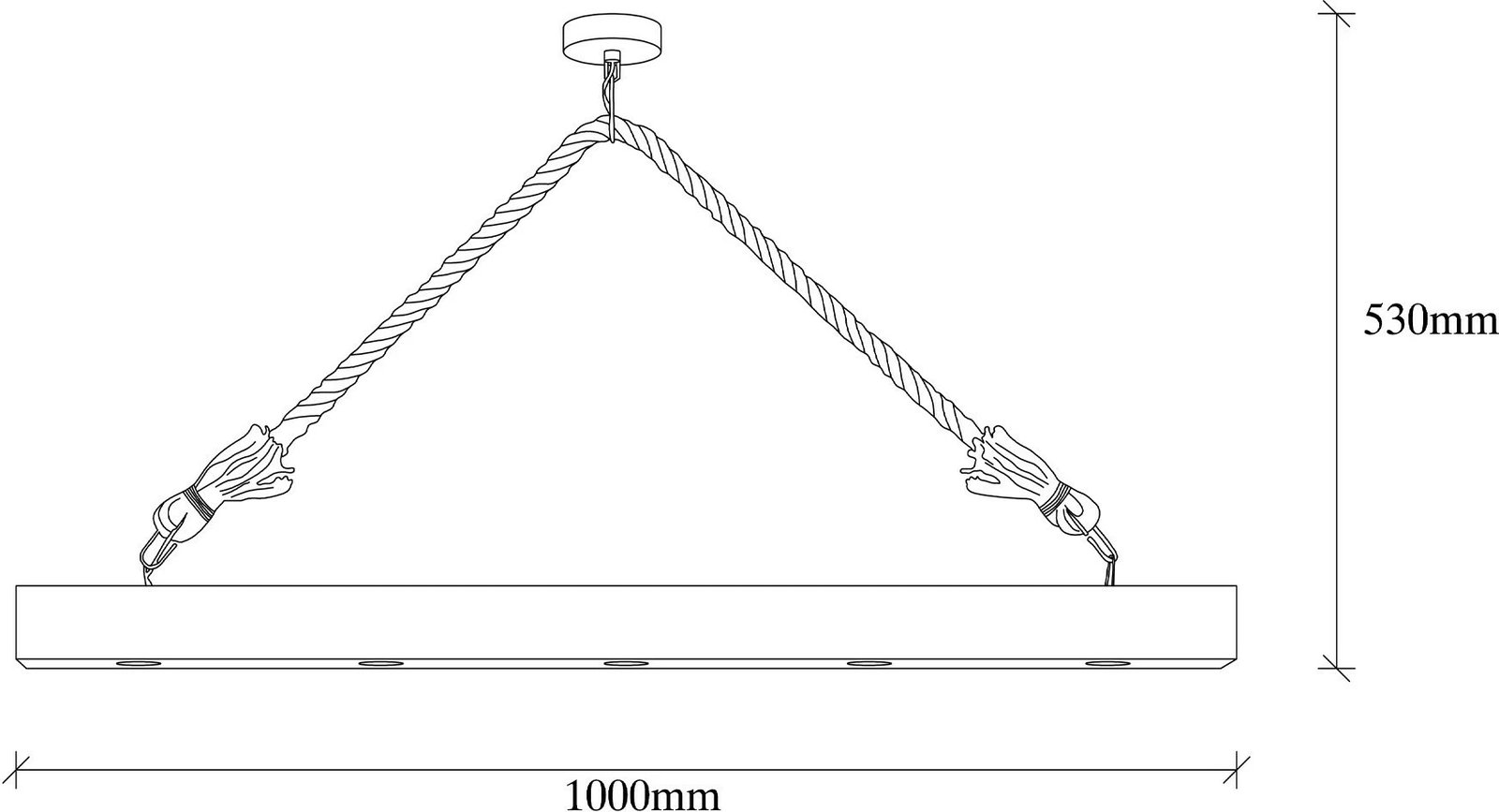 Llambë tavani prej druri, Opviq Erebos - 106-AV