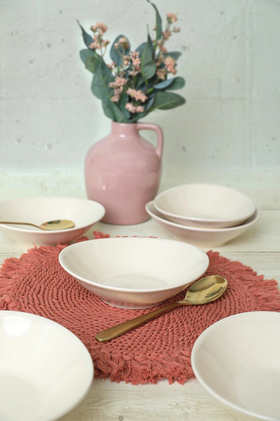 Set tasash qeramike, krem, 6 copë, Hermia Concept, X0001651800000000000000000 Set tasash qeramike, krem, 6 copë, Hermia Concept, X0001651800000000000000000