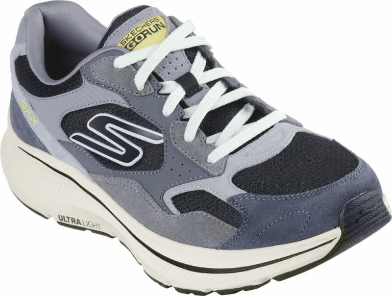 Atlete për meshkuj Skechers, të hirtë