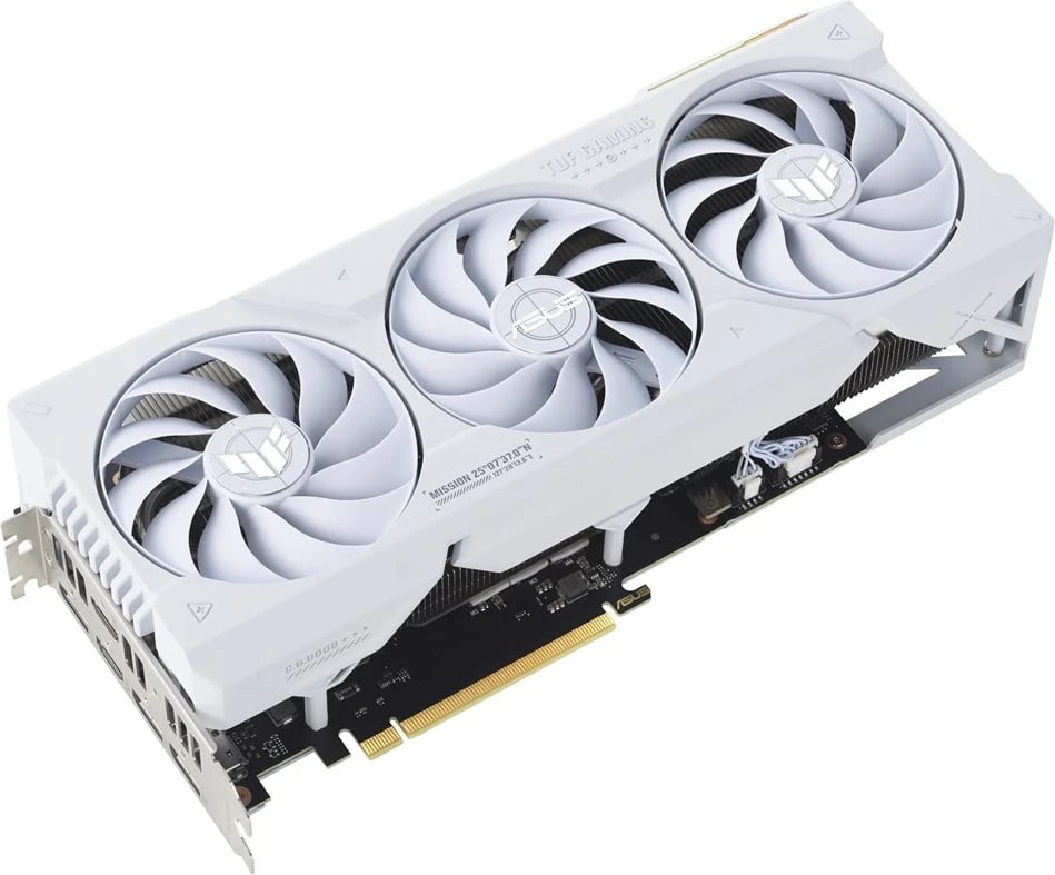 Kartë Grafike ASUS TUF Gaming TUF-RTX4070TIS-O16G-WHITE-GAMING, NVIDIA GeForce RTX 4070 Ti SUPER, 16 GB GDDR6X, e bardhë Kartë Grafike ASUS TUF Gaming TUF-RTX4070TIS-O16G-WHITE-GAMING, NVIDIA GeForce RTX 4070 Ti SUPER, 16 GB GDDR6X, e bardhë