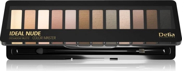 Paletë për sy Delia Color Master Ideal Nude 02 për femra, 1 paletë