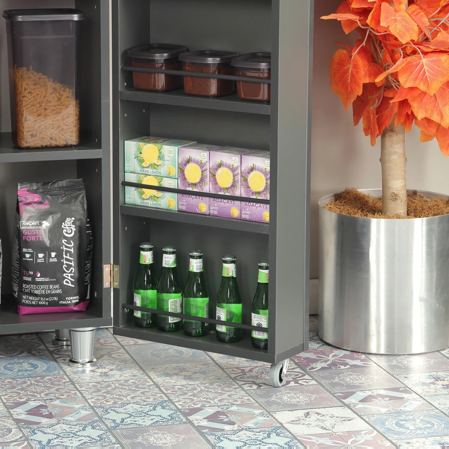 Dollap shumëpërdorimësh Hanah Home, Guzzo, ngjyrë antracit