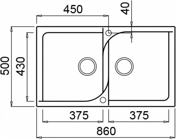 Lavaman Elleci LGE45052, 86 x 50 cm, i bardhë Lavaman Elleci LGE45052, 86 x 50 cm, i bardhë