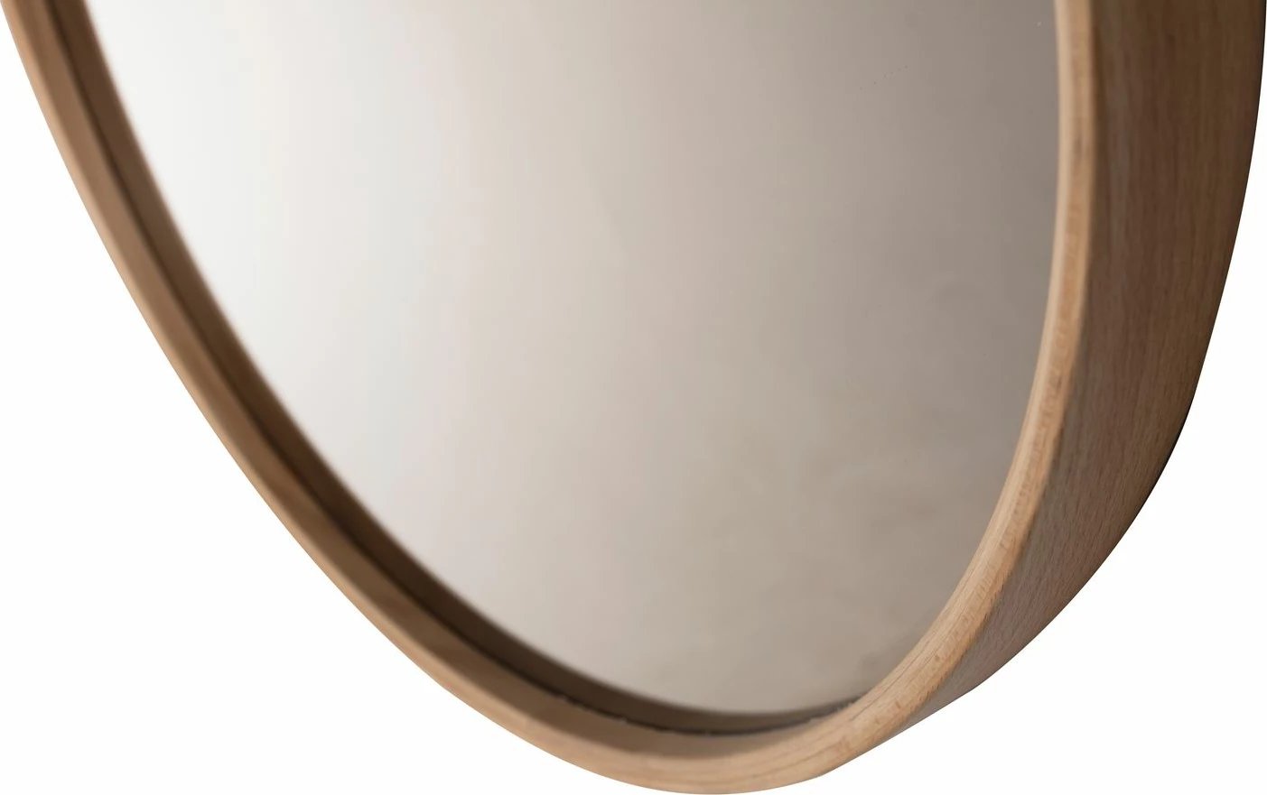 Pasqyrë elips, ngjyrë arre, Skye Decor