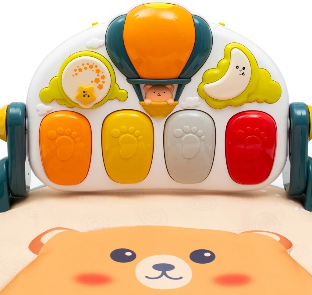 Tapet aktiviteti interaktiv, Baby Mix, me piano dhe drita, 50x50x80 cm, ngjyrat sipas fotos