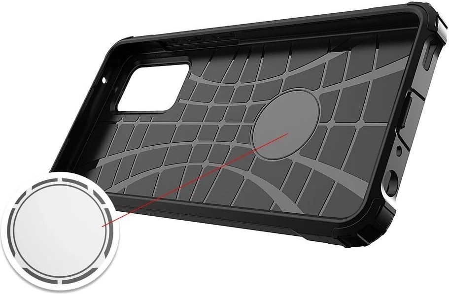 Mbështjellës Hurtel Hybrid Armor për Samsung Galaxy A36, Blu