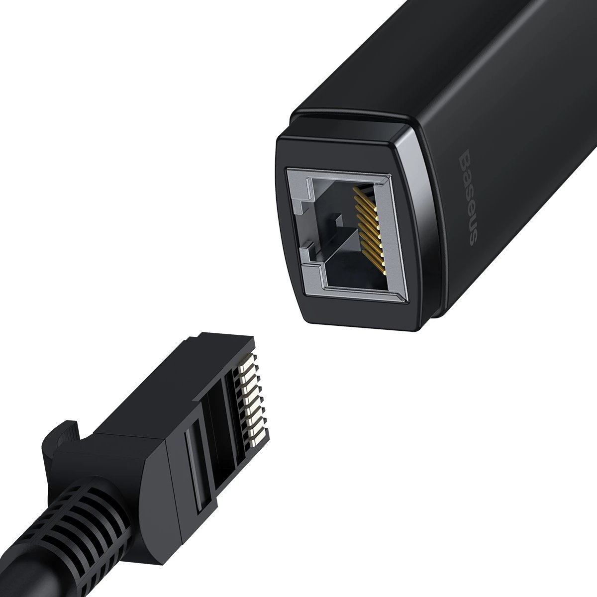 Adapter rrjeti Baseus Lite Series, USB Type-A në RJ45 LAN, 100Mbps, i zi Adapter rrjeti Baseus Lite Series, USB Type-A në RJ45 LAN, 100Mbps, i zi
