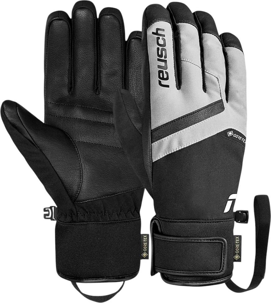 Doreza Reusch Booster GORE-TEX, për të rritur, Unisex, Poliuretani, e zezë/gri, madhësia 8.5