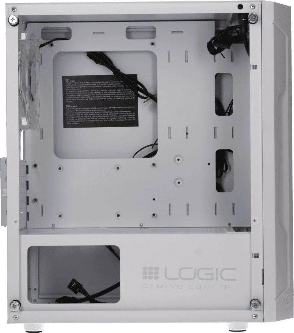 Kasë Logic Concept Aramis ARGB Mini USB 3.0, e bardhë