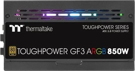 Kasë furnizimi Thermaltake Toughpower GF3 ARGB 850W, Modular, 80 PLUS Gold, me drita ARGB