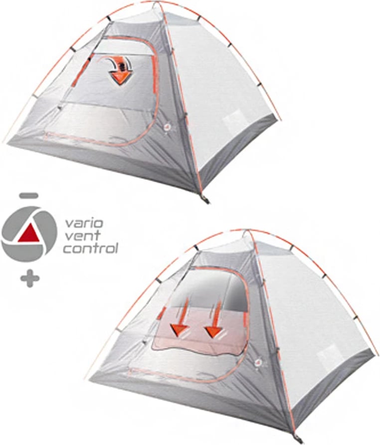 Tendë High Peak për 3 persona, gri-jeshile Tendë High Peak për 3 persona, gri-jeshile