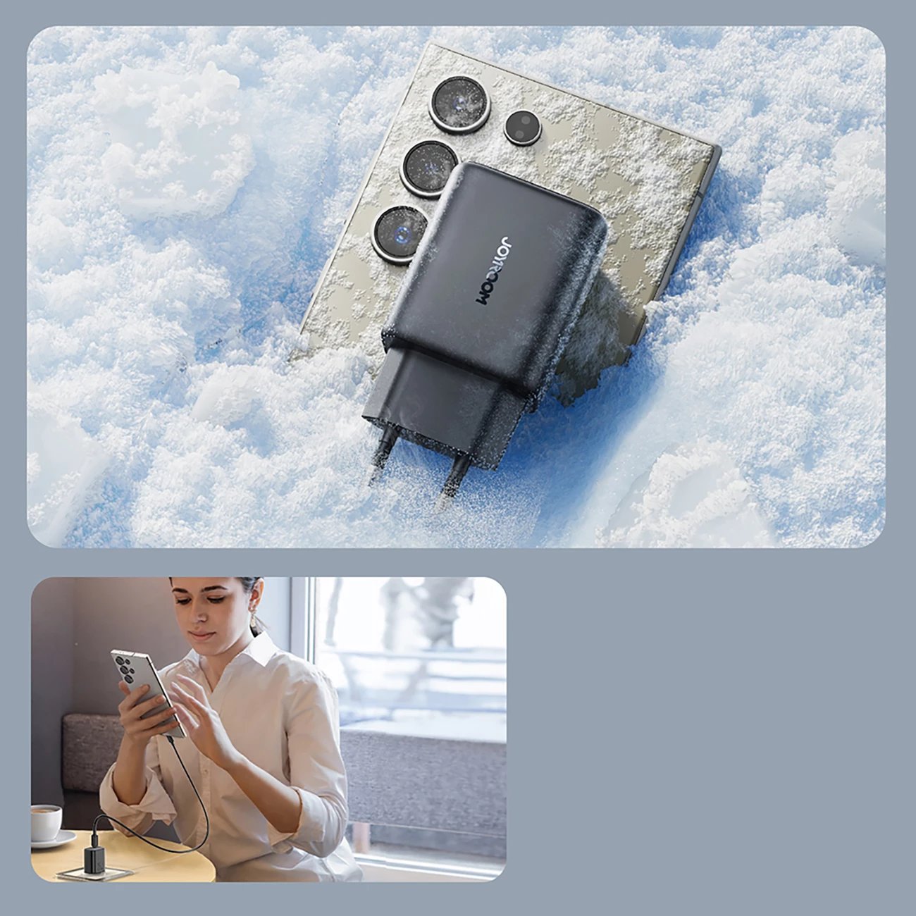 Karikues rrjeti Joyroom JR-TCF23, USB-C, 25W, i zi