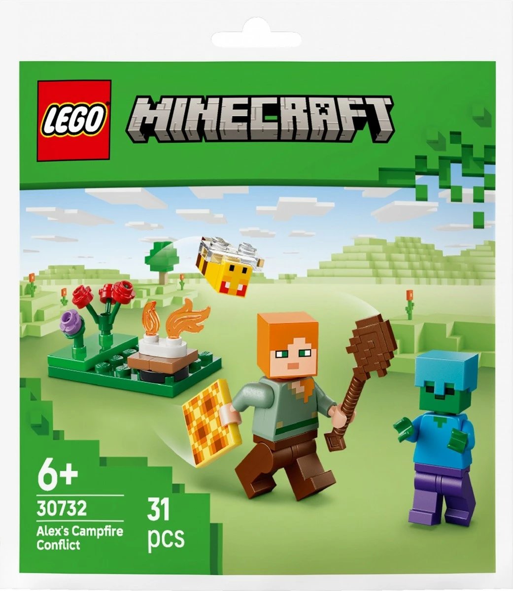Set ndërtimi LEGO Minecraft 30732 Alex's Campfire Encounter 31 pjesë
