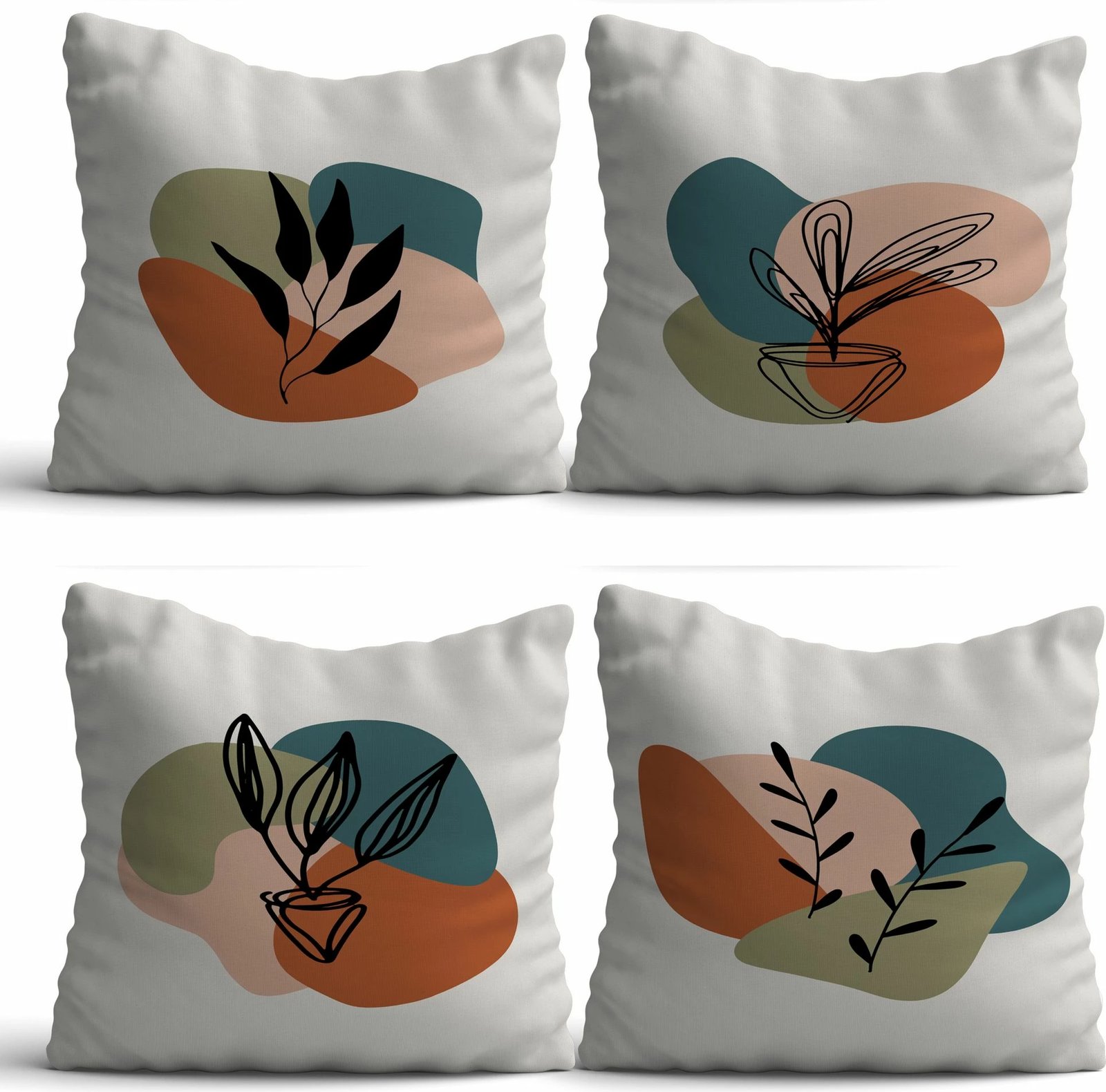 Set mbulesash jastëkësh (4 copë), dizajn Aberto, ASR-plw4 - 17