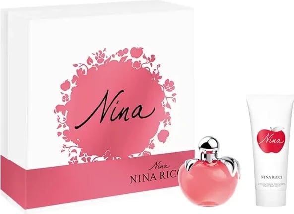 Eau de Toilette për femra Nina Ricci Nina, set 2 pjesë, 50ml
