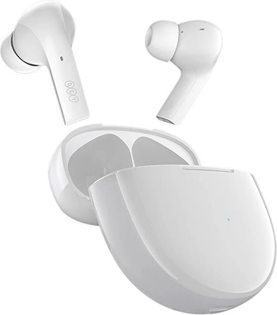 Kufje TWS QCY T18 MeloBuds, Bluetooth 5.2, IPX5, Bardhë