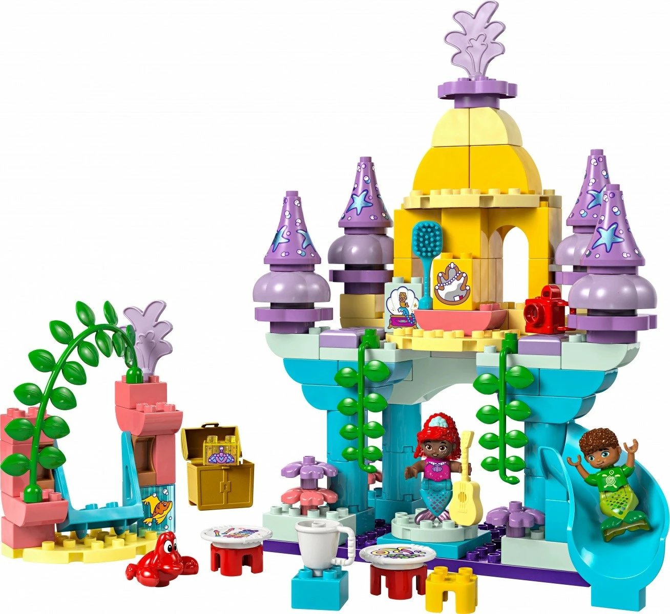 Set ndërtimi LEGO DUPLO 10435 Magical Underwater Palace of Ariel, 116 pjesë, shumëngjyrësh