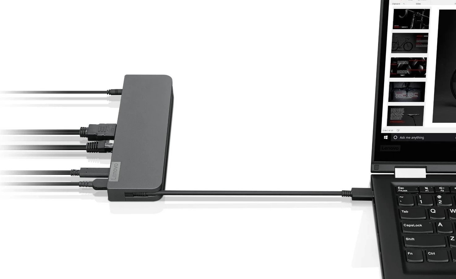 Stacion Dock, USB-C mini, e zezë 