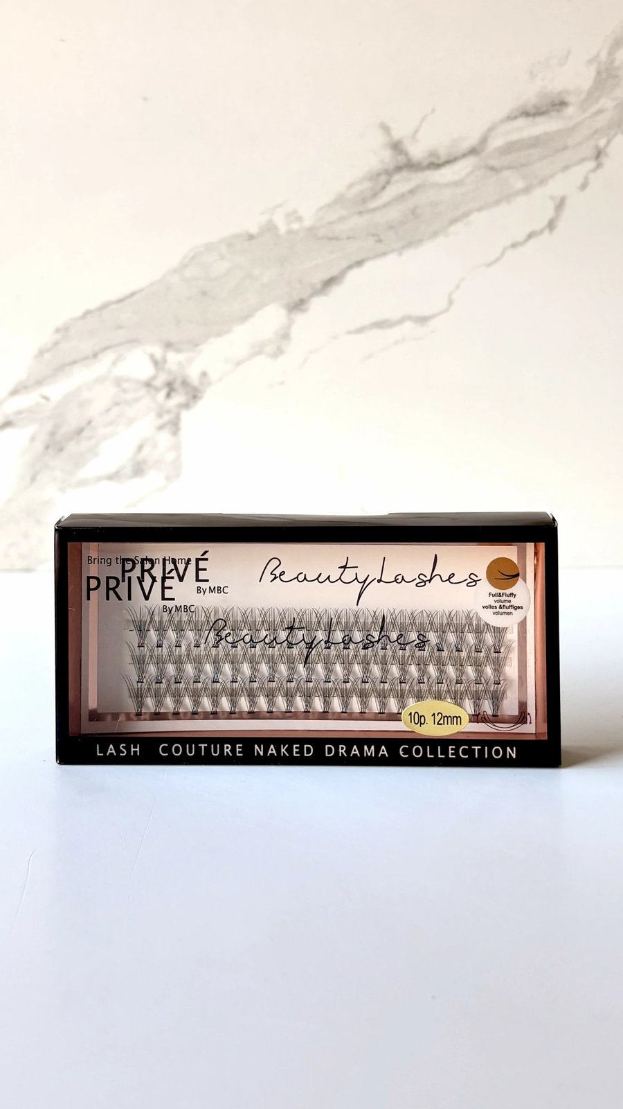 Qerpikë Privé Beauty Lashes, 10p. 12mm