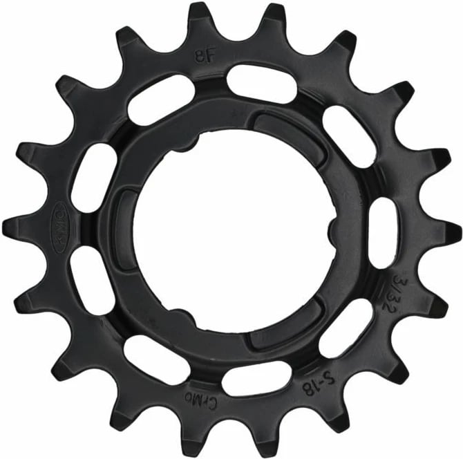 Dhëmbëz për biçikletë elektrike Shimano, e zezë