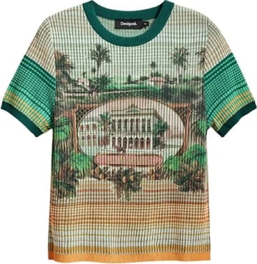Maicë Desigual femra, e gjelbër