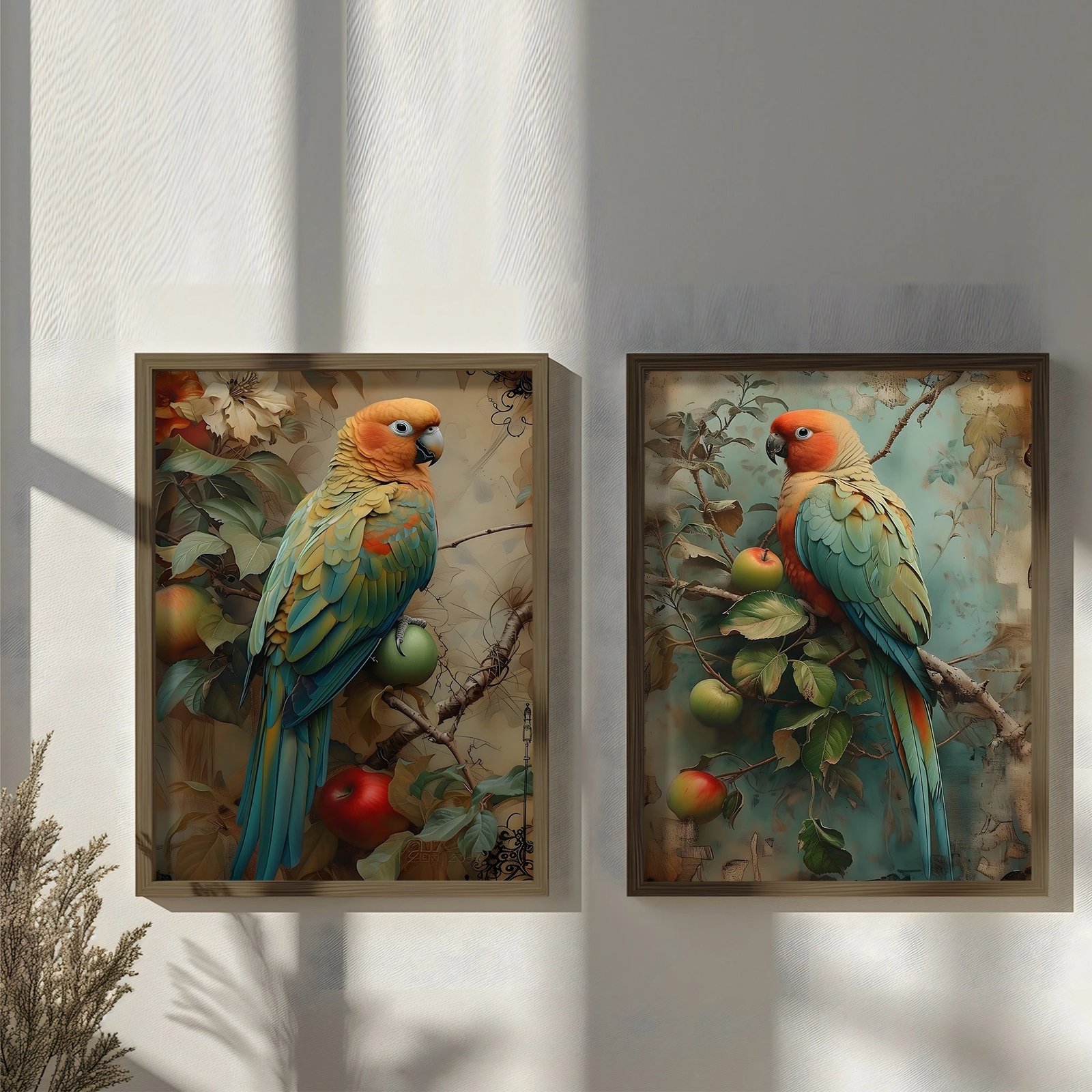 Pikturë dekorative me kornizë MDF (2 copë), Wallity, AI203