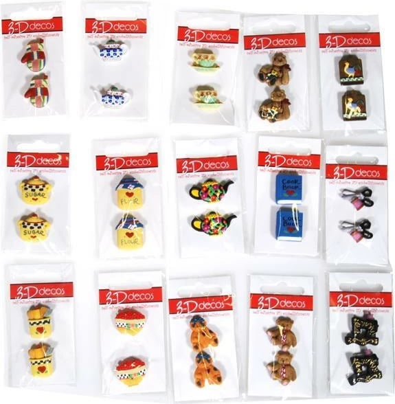 Stickerë 3D NEXT "Kitchen-Cooking" 15 dizajne, paketim me 2 copë