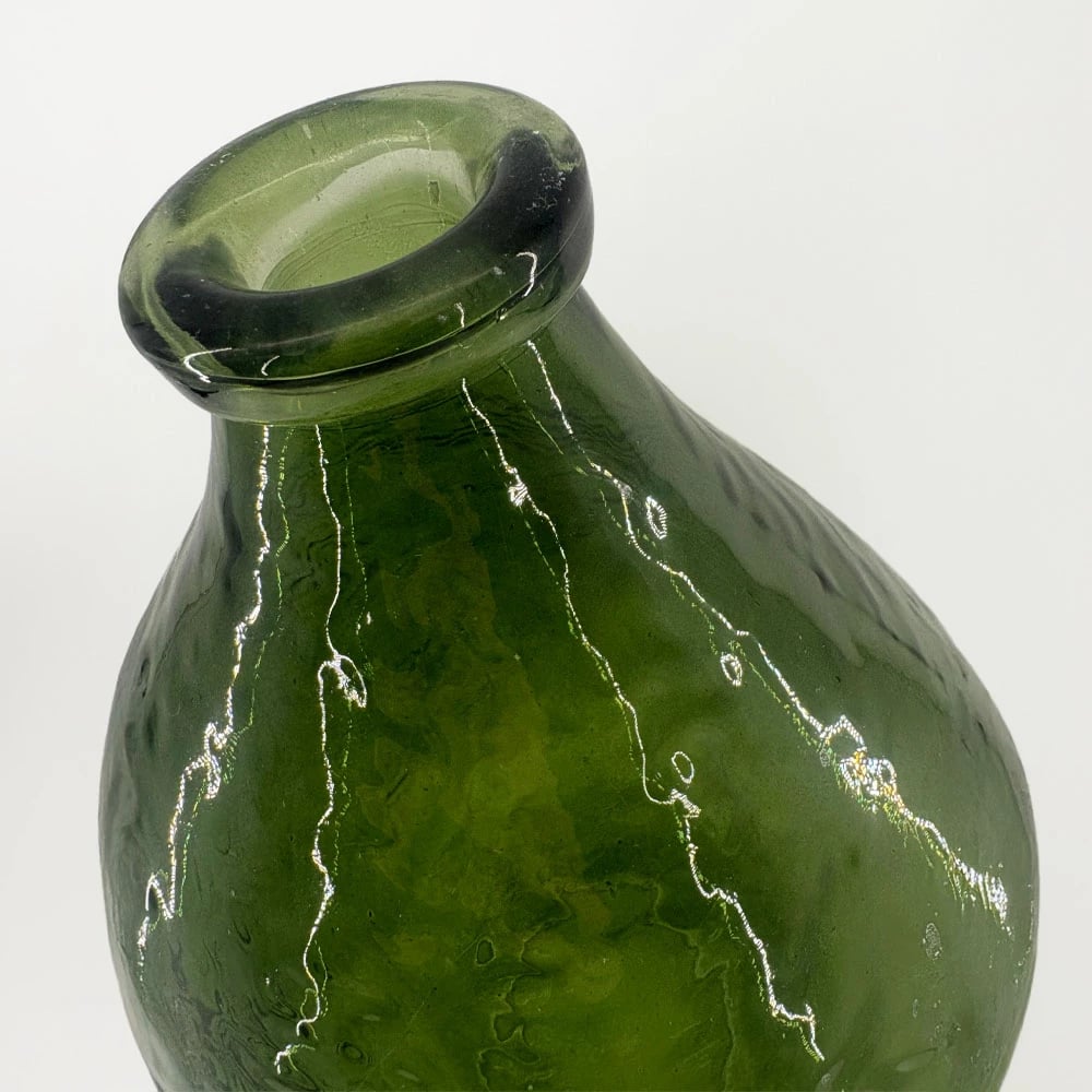 Vazo qelqi SPICE, ngjyrë e gjelbër, 22x22x35.5cm