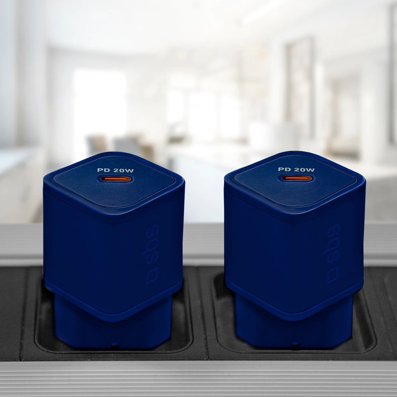 Karikues muri SBS TETRGAN1C20B, 20W, GaN, USB-C, Kaltër