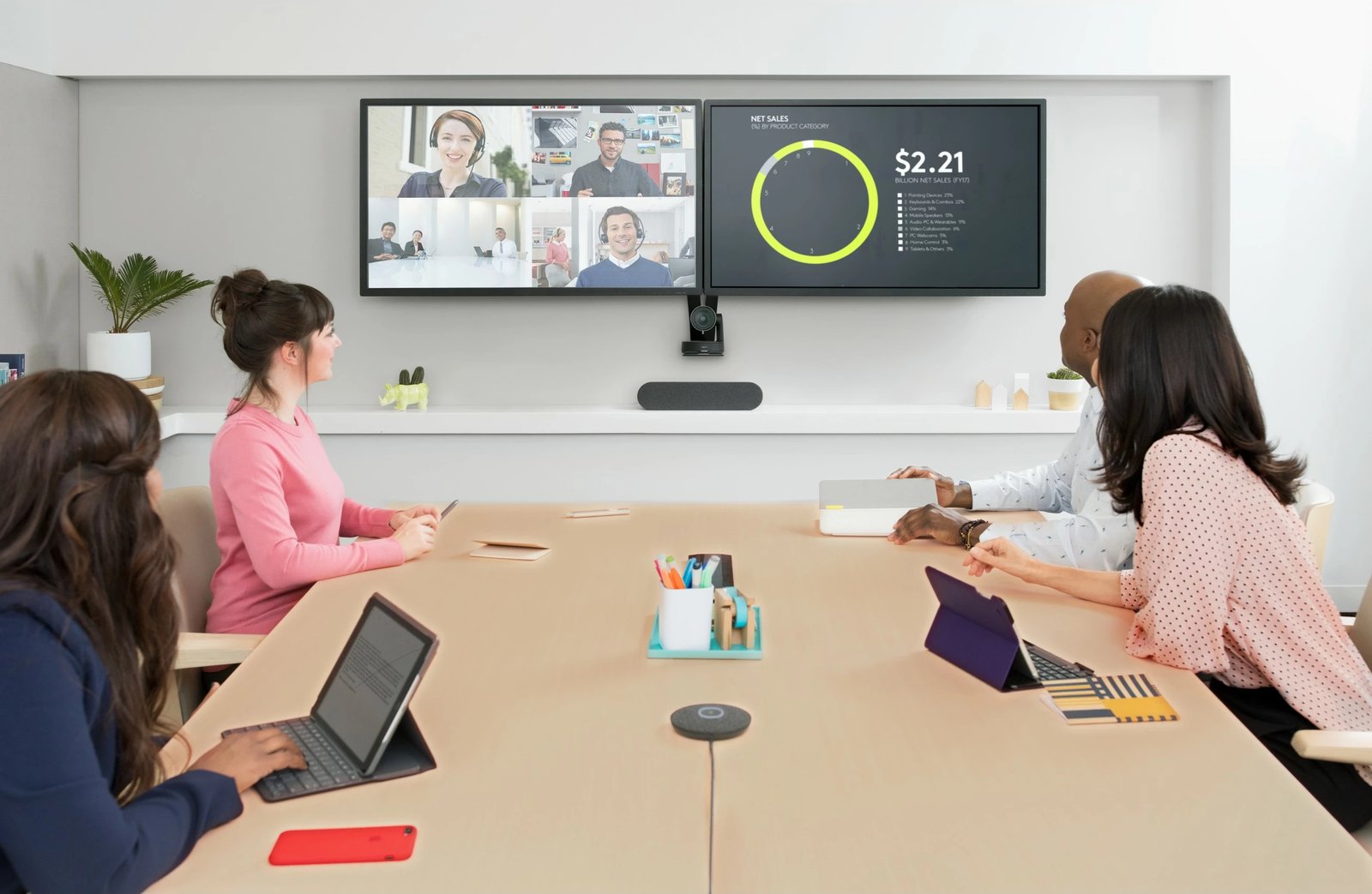 Sistem video konferencash Logitech Rally, 4K Ultra HD, 15x, Zi