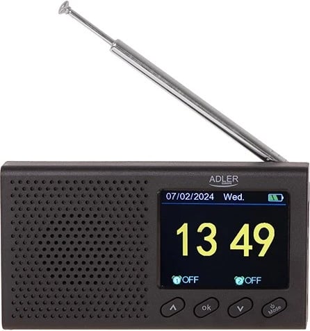 Radio Portativ Adler AD 1198, me Bluetooth, ngjyrë e zezë