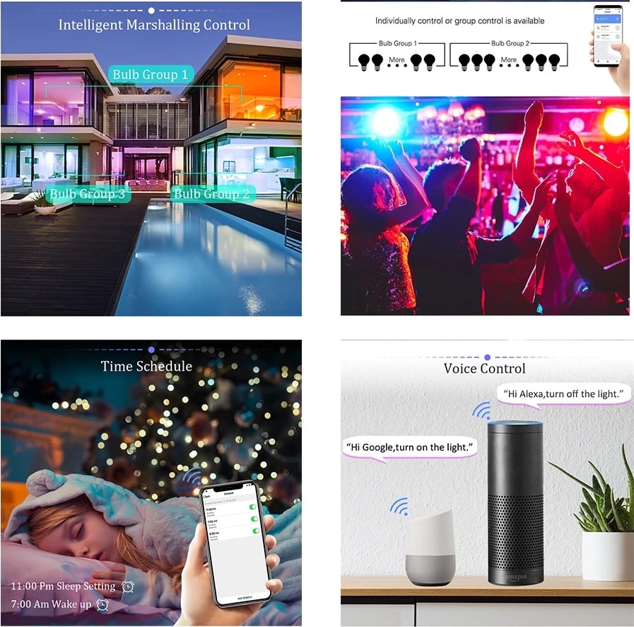 Llambë Tavani Smart Led SONIT Downlight Bulb-WIFI (9w)