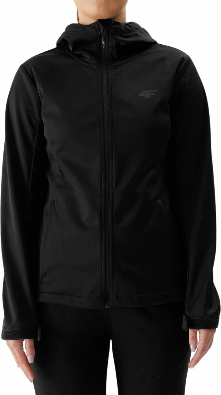 Jakne softshell për femra 4F, e zezë
