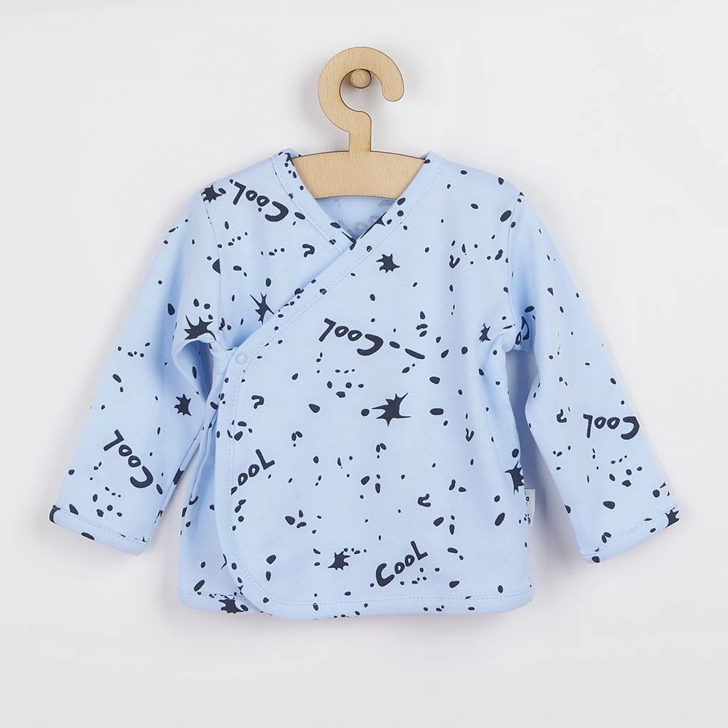 Fanellë bebe, Nicol Max, 100% pambuk, madhësia 68 (4-6m), blu