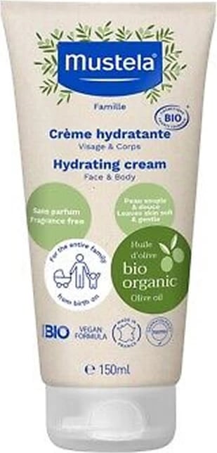 Krem hidratues për fytyrë dhe trup Mustela, 150ml