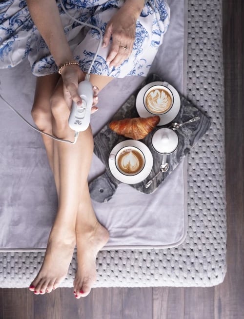 Batanije elektrike nën-dyshek, Adler, AD 7425, 150x80 cm, 4 nivele ngrohjeje, 60W, e lavueshme 30°C