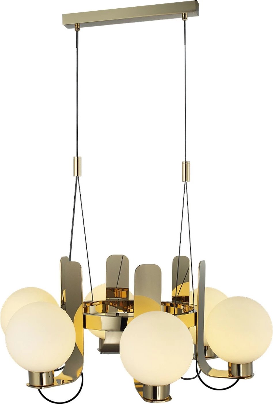 Llambë tavani Opviq, e verdhë, 6 drita, 3117-6A-03