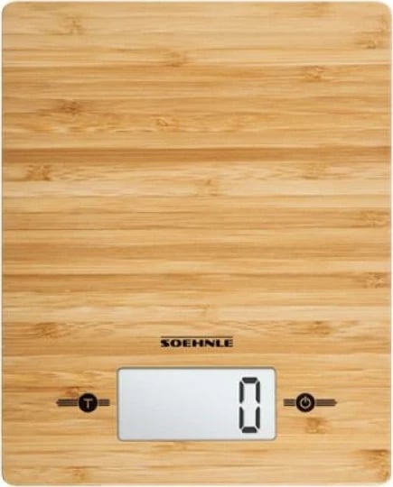 peshore kuzhine, Soehnle Bamboo 5kg 66308, ekran LCD, Sensor Touch, ndarje 1g, kafe
