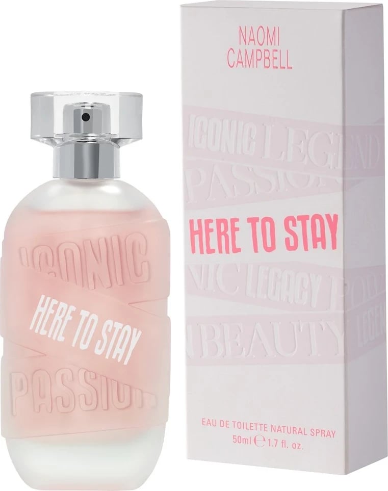 Eau de Toilette Naomi Campbell Here To Stay, 50 ml Eau de Toilette Naomi Campbell Here To Stay, 50 ml
