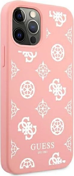 Mbështjellës Guess Peony Collection për iPhone 12 Pro Max 6.7", rozë Mbështjellës Guess Peony Collection për iPhone 12 Pro Max 6.7", rozë