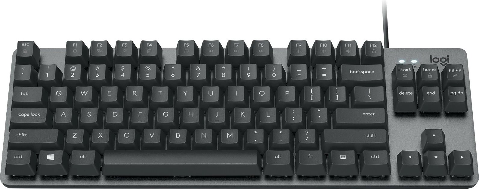 Tastierë mekanike Logitech K835 TKL, Tenkeyless, Wired, USB, LED, Grafit, Gri